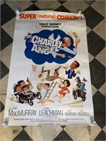 Vintage Disney 60x40 Theater Poster Charlie/Angel