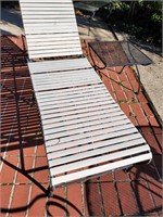 Lounge chair & side table for patio or pool