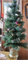 Fiber optic Christmas Tree, revolving light
