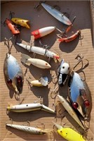 Fishing lures, Red Eye Muskie, Heddon