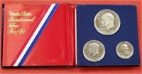 UNITED STATES BICENTENNIAL SILVER PROOF SET (14)