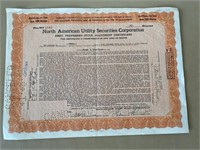 North American Utility Securities Corporation 1924