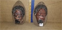 PR. OF AFRICAN TRIBESMAN PLAQUES