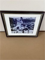 Framed Autographed Picture Of Ralph Terry  NY