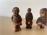 Very Old Carved Men Figures