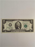 $2.00 Federal Reserve Star  Note Series 2003