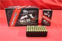 Ammo: .22LR 500 Rounds Norma Tac-22