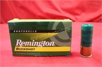 Ammo: 12 Ga. 2 3/4" 5 Rounds Remington 00 Buckshot