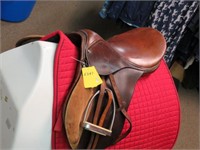 Used 17\" Wide Cortina All Purpose Saddle With Fit