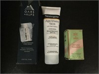3 ASSORTED FACE LOTIONS