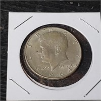 1964d Kenedy Half Dollar 90% Silver