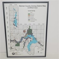 2005 Framed Bonner County Zoning District Map