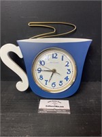 Coffee/Tea Mug Clock 10X10" Open Country