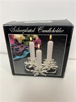 NIP Silverplated Candleholder