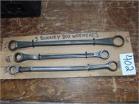 3 SAE Bonney Box Wrenches
