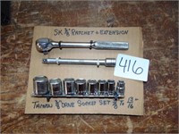 3/8" Drive Socket Set Ratchet Extension