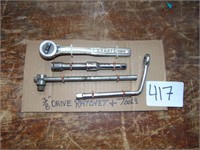 3/8" Drive Ratchet and Tools