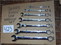 Sears Evolv SAE Combination Wrench Set