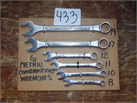 6 Metric Combination Wrenches