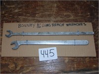 2  Bonney 8/16" Long Reach Wrenches