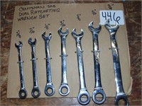 7 Dual Ratcheting Wrenches
