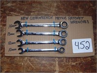NEW Gearwrench Metric Ratcheting Wrenches