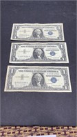 1957a blue seal $1 bills
