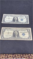 1957a blue seal $1 bills