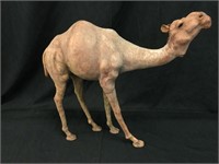 Large, Vintage, Leather Camel Figure