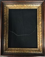 Antique wooden Frame with hand painted detail