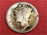 1924 Mercury silver dime