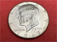 1967 Kennedy Silver Half Dollar