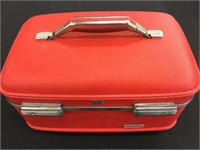 Red American Tourister Train Case