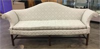 Vintage Chippendale, camelback couch