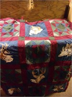 Quilted Animal Curtain