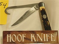 Folding Hoof Knife, With Knife Blade