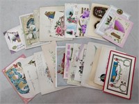 old postcards and greeting cards