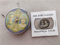 royal pin and tape measure