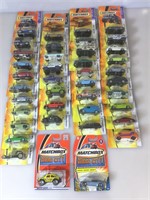 40 Matchbox die cast vehicles , all new in