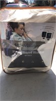 Fleece heated queen size blanket