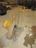 YELLOW CEMENT SAW