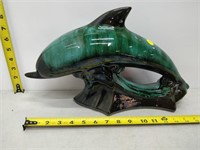 one blue mountain pottery dolphin