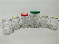 lot of old kraft jars