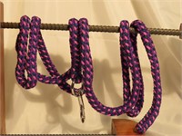 Lead Pro Braided 9\' Foot, Purple, Pink and Teal