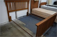 Queen Bed Frame w/ Rails