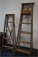 2 Wooded Ladders