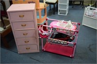 Clothes Chest  / 2 Doll Cards / Doll Changer