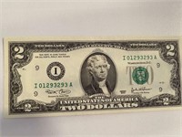 $2.00 Federal Reserve Note, Series 2003,