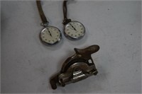 2 Pocket Watches & Ridgely Trimmer