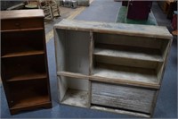 Top of Hoosier Cabinet & Shelf w/ Drawer